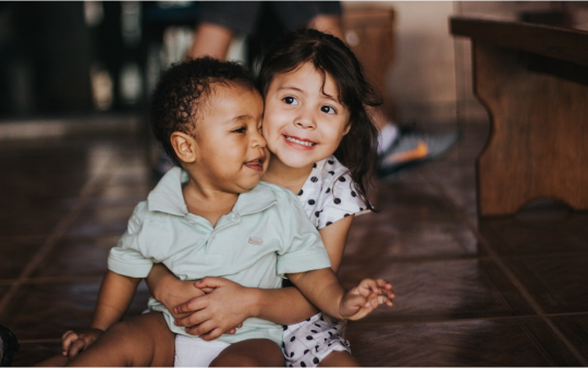 this is story 1 image two children